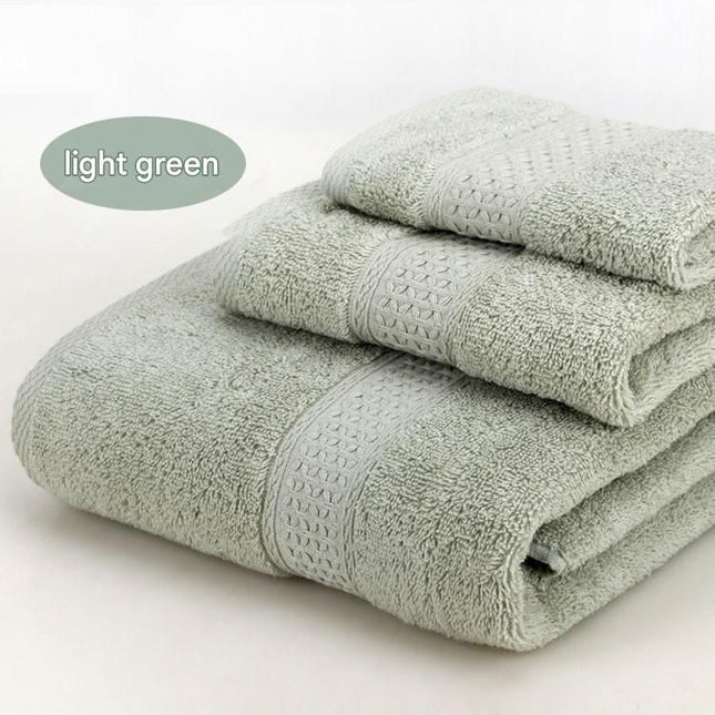 3-Piece Light Green Towel V888-ELOSUNG50629