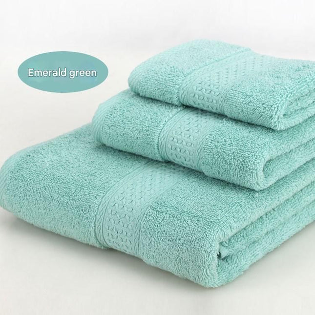 3-Piece Emerald green Towel V888-ELOSUNG50631