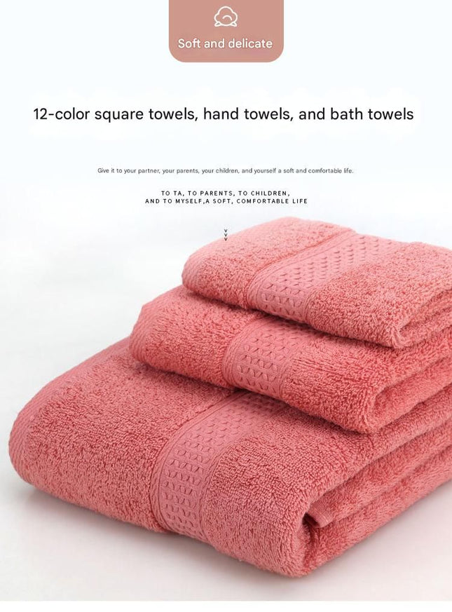 3-Piece Pink Towel Set – product detail