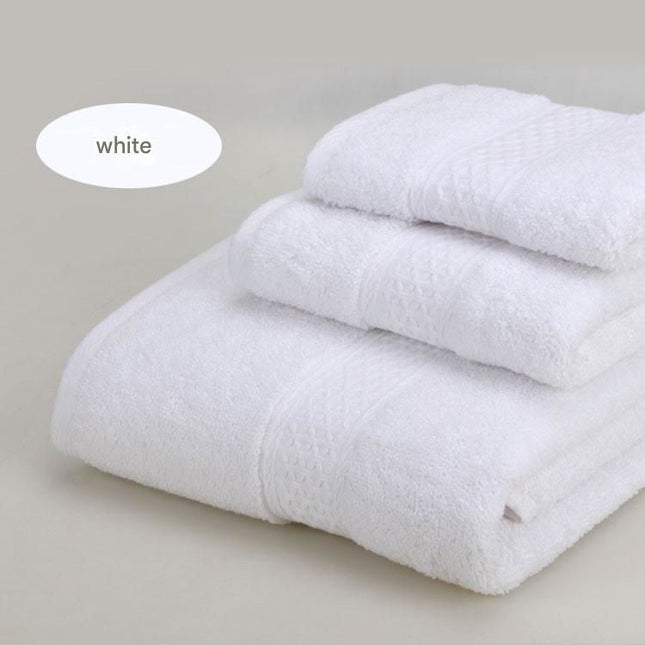 3-Piece White Towel Set