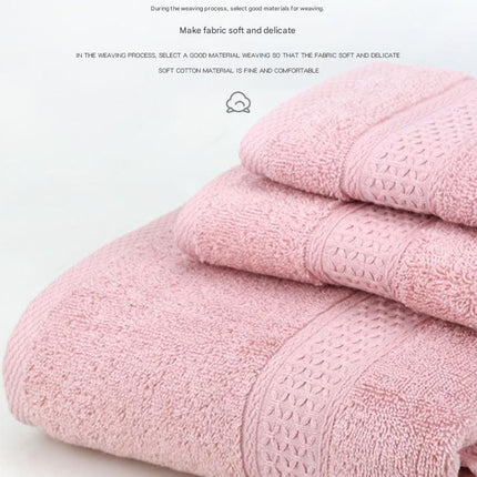 3-Piece Medium Gray Towel Set - Soft Absorbent Bath, Hand & Face Towels with Jacquard Weave, Gift Set for Home, Hotel, or Gifting - Durable, Low-Lint, Machine Washable
