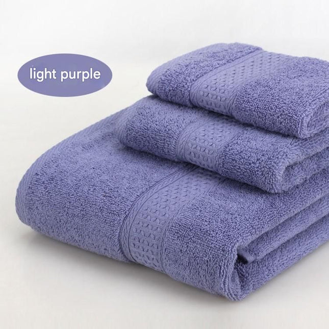 3-Piece Light purple Towel V888-ELOSUNG50637