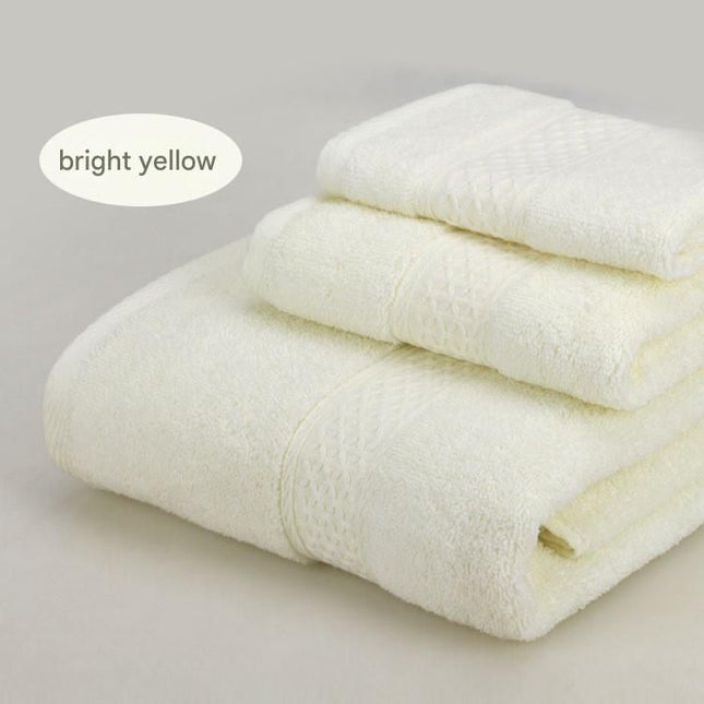 3-Piece Bright yellow Towel V888-ELOSUNG50640
