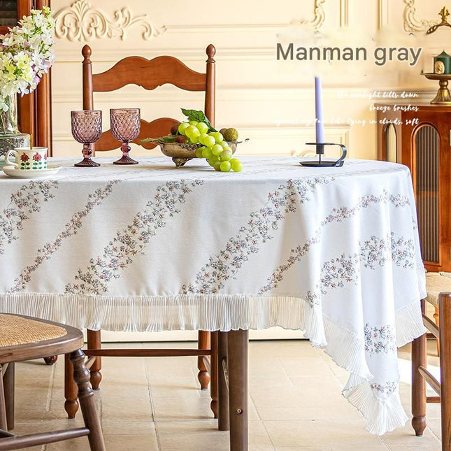Grey 90 90 Dimensions include lace French Vintage V888-ELOSUNG50645 in Green, Grey, Yellow
