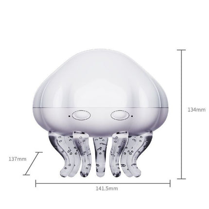 Jellyfish Ocean Wave Projector Night Light - USB Powered with Remote Control, 2 Timer Settings, Dual Mode Projection and Night Light, Romantic Bedroom Decor, Kids Gift