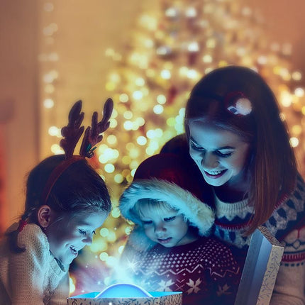Jellyfish Ocean Wave Projector Night Light - USB Powered with Remote Control, 2 Timer Settings, Dual Mode Projection and Night Light, Romantic Bedroom Decor, Kids Gift