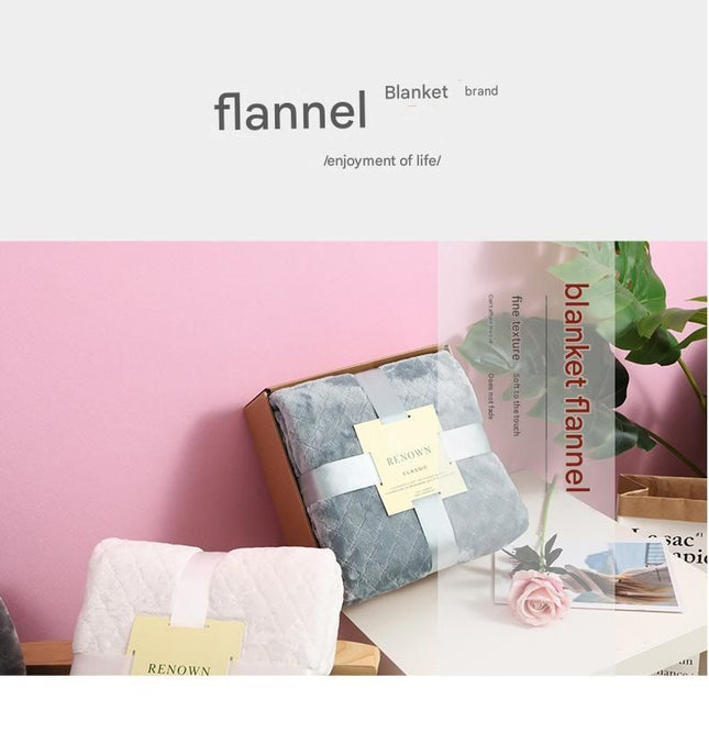 Pink 70 100cm Flannel Fleece Blanket – product detail