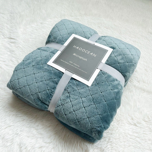 Green 130 150cm Flannel Fleece Blanket
