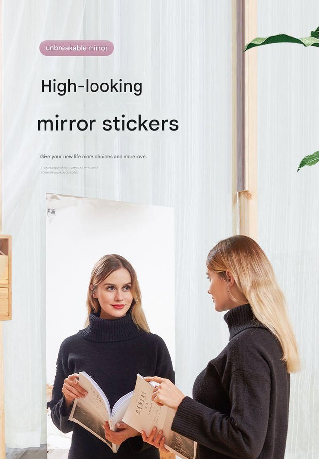 50 200cm Self-Adhesive PET Mirror – product detail