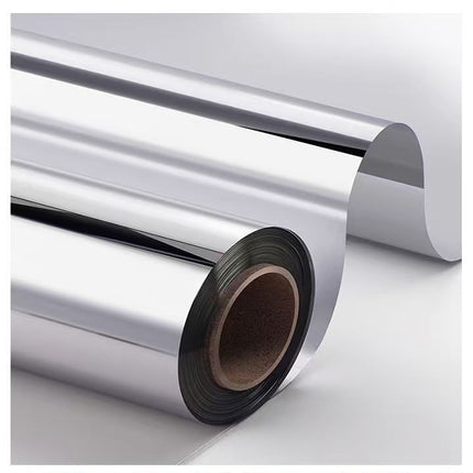 30*100cm Self-Adhesive PET Mirror Sticker - Unbreakable Soft Glass Mirror Film，Safety Soft Mirror - Cut-to-Size, High-Reflective Wall Decal for Bedroom, Wardrobe, Bathroom - Easy Peel-and-Stick Installation, No Drill Damage Space-Saving Design