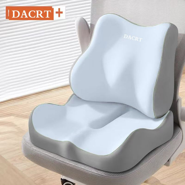 2-piece Blue Ergonomic Memory Foam Seat Cushion with Lumbar V888-ELOSUNG50723