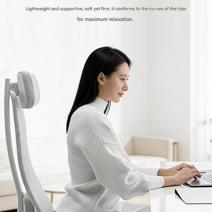 2-piece Brown Ergonomic Memory Foam Seat Cushion with Lumbar Support - Breathable Contoured Design for Office, Car, and Home Use - Relieves Tailbone Pressure, Improves Posture, and Enhances Comfort for Prolonged Sitting