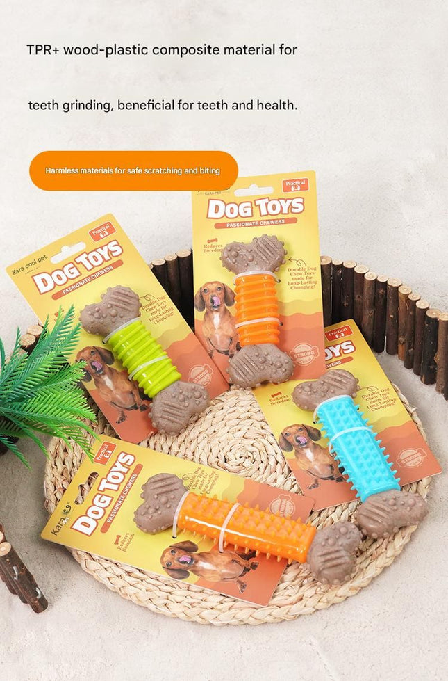 Orange Diagonal stripes Durable Dog Chew – product detail