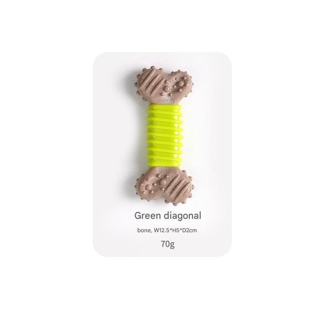 Green Diagonal stripes Durable Dog Chew V888-ELOSUNG50737