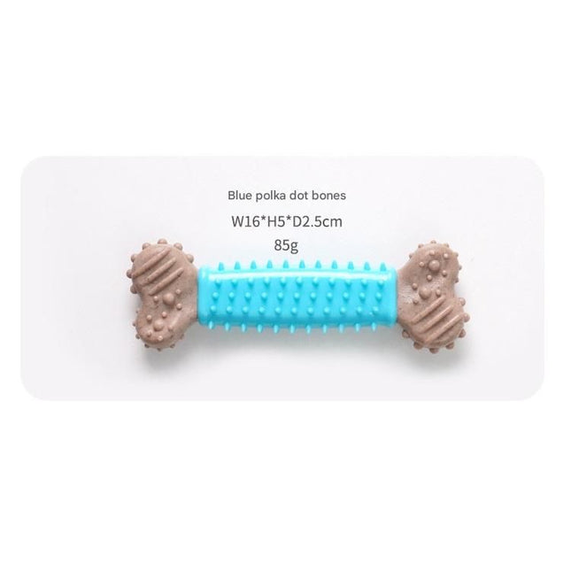 Blue Polka Dot Pattern Durable Dog Chew V888-ELOSUNG50739