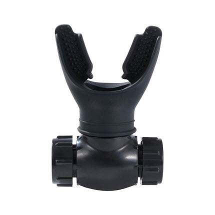 Black Portable Breathing Resistance Trainer - Medical-Grade Silicone & ABS, Adjustable Dual-Channel Respiratory Exercise Device- For Lung Capacity, Diaphragm Strength & Endurance Training