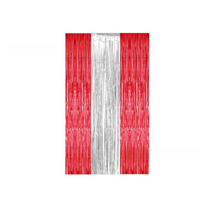 5-piece Golden Laser Tinsel Foil Fringe Curtain - 1*1m Metallic Party Streamer Backdrop for Birthday, Wedding, Christmas, New Year & Event Decoration - Shimmering Photo Booth & Doorway Prop