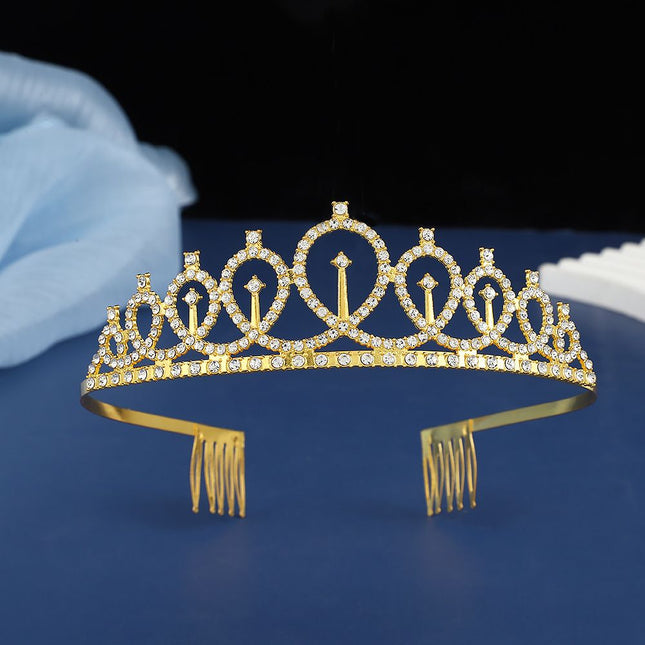 2-piece Golden Birthday Girl Tiara and Sash – product detail