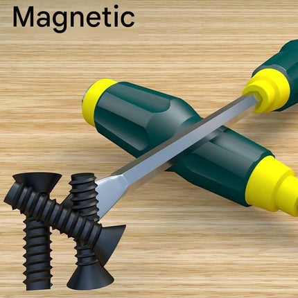 2-piece  Mini Claw Hammer and  One 6-inch flathead screwdriver — Chrome Vanadium Steel Bit, Ergonomic Non-Slip Handle — Ideal for Automotive Repair, Machinery Maintenance, Furniture Assembly, and Home DIY Projects