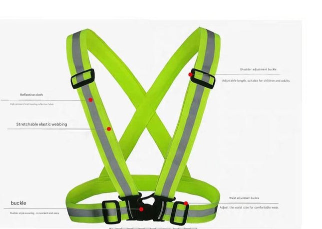 Pink Adjustable Reflective Safety – product detail