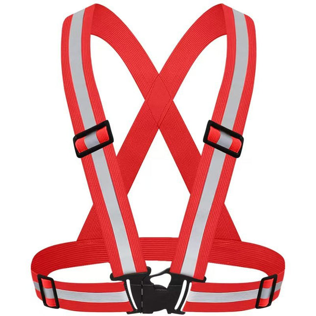 Red Adjustable Reflective Safety V888-ELOSUNG50918