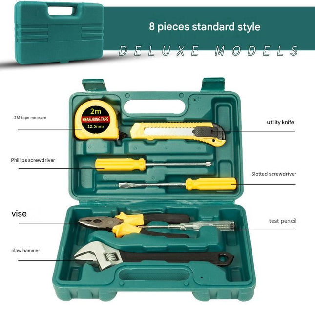 Green 8 Piece Set -Multi-Purpose Home & Car Tool V888-ELOSUNG50925
