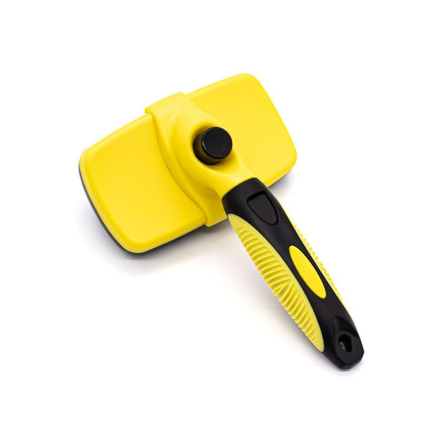 Yellow Pet Grooming Brush