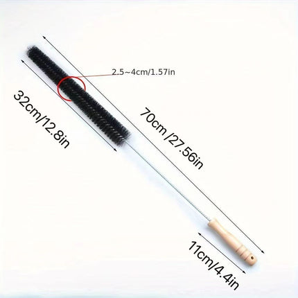 Washing Machine Cleaning Brush Set - 4 Piece Long Handle Pipe Cleaner Kit for Drum Drain and Deep Cleaning
