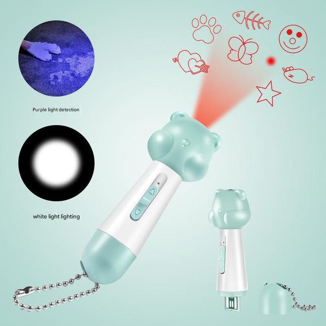 Blue Bear Laser Cat Toy Set