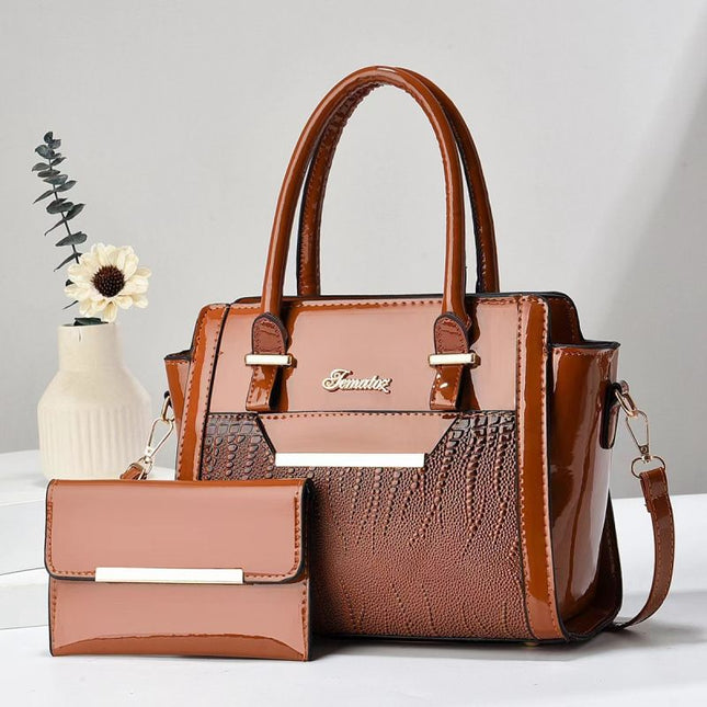 Earthy brown Women's Handbag Set