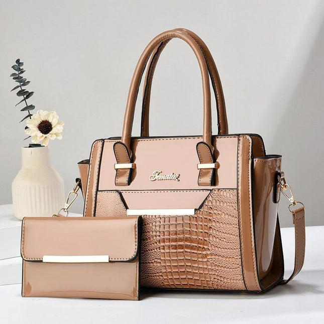Khaki Women's Handbag Set