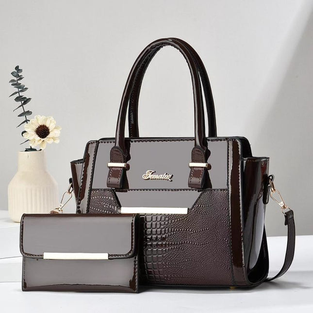 Coffee color Women's Handbag Set