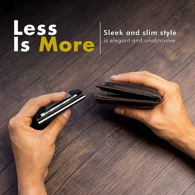 Grey Slim RFID Blocking Aluminum Card Holder – product detail
