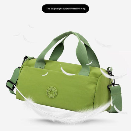 Green Lightweight Large Capacity Sports Duffel Bag - Portable Crossbody Travel Gym Handbag for Yoga Outdoor Activities