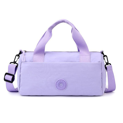 Purple Lightweight Large Capacity Sports Duffel Bag - Portable Crossbody Travel Gym Handbag for Yoga Outdoor Activities