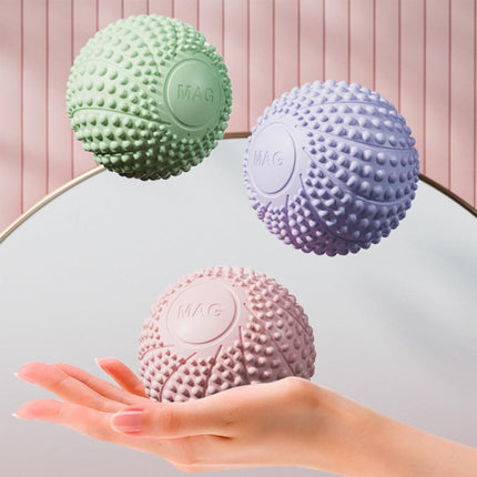 2-Pack Pink and purple Spiky Fascia Massage Balls - Portable TPE Foot Arch Muscle Relaxer for Yoga Recovery Trigger Point Therapy
