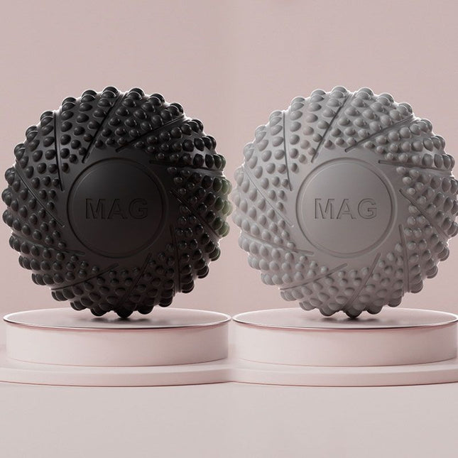 2-Pack Black and grey Spiky Fascia Massage Balls