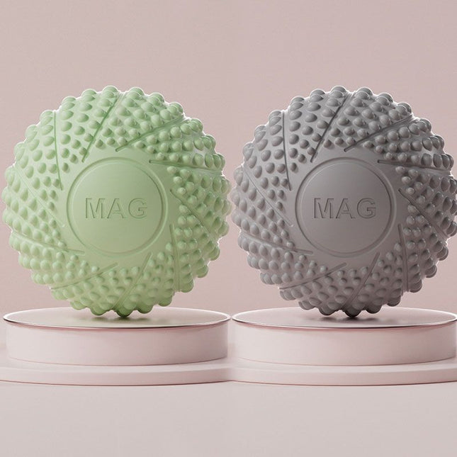 2-Pack Green and grey Spiky Fascia Massage Balls