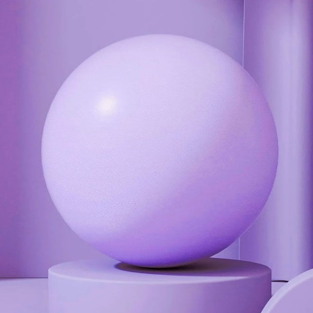 Purple Anti-Burst Yoga Exercise Ball with Manual Hand Pump