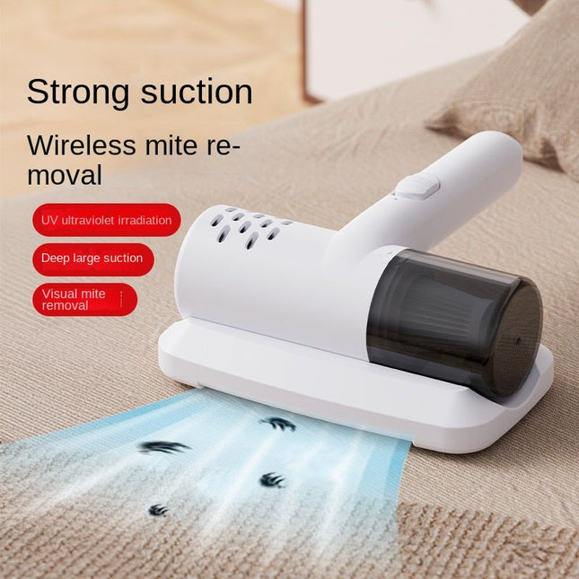 White Wireless USB Rechargeable Mite Vacuum Remover with UV Light – product detail