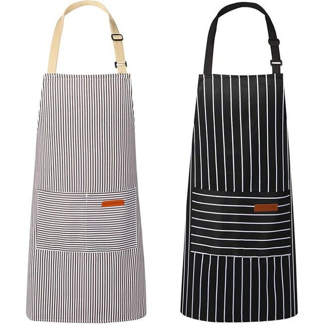 2-Pack Striped Adjustable Apron
