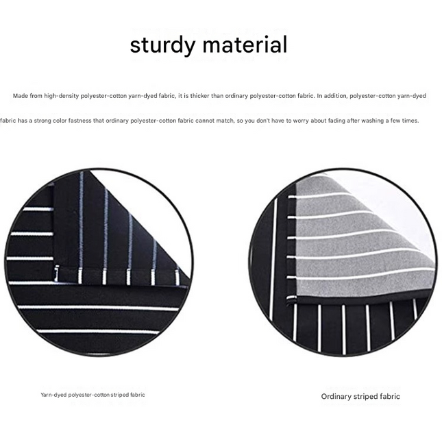 2-Pack Striped Adjustable Apron – product detail