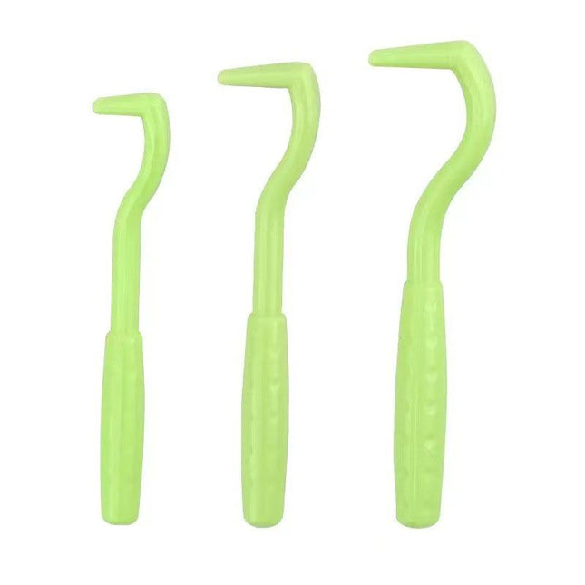 2-Pack Green Pet Tick Remover Tool Set