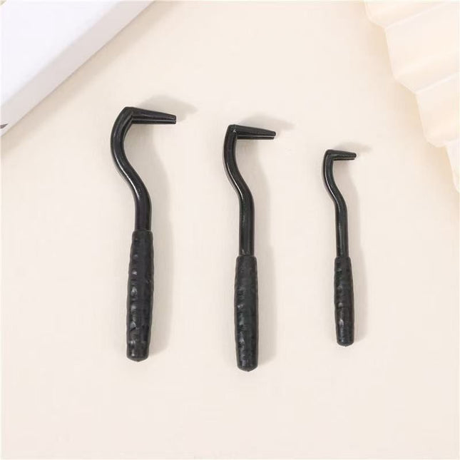 2-Pack Black Pet Tick Remover Tool Set