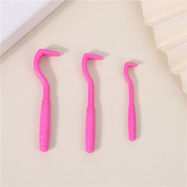 2-Pack Rose red Pet Tick Remover Tool Set