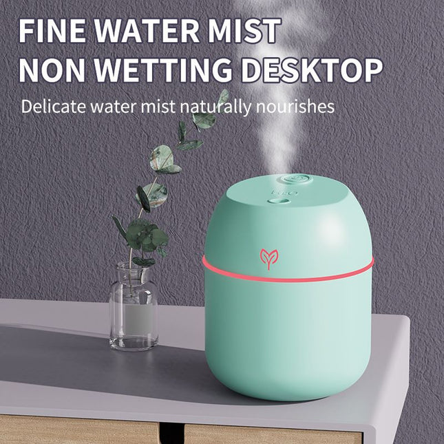 Green Mini USB Humidifier Large Mist