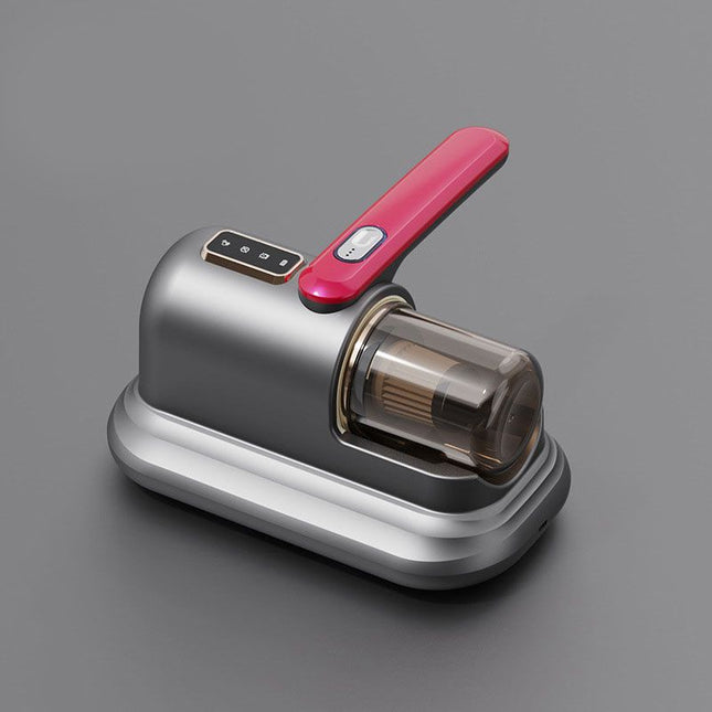 Grey and dark red Wireless Mite Vacuum Cleaner with UV Light
