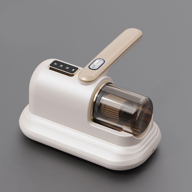 Pearl White Wireless Mite Vacuum Cleaner with UV Light