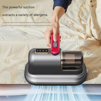 Greyish-purple Wireless Mite Vacuum Cleaner with UV Light – shape and profile