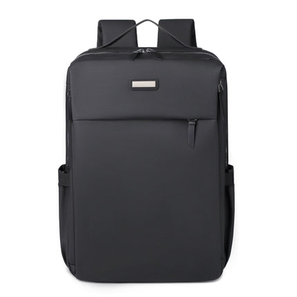 Black Large Capacity Airbag Backpack Multi-Compartment Laptop Backpack Travel Business Bag